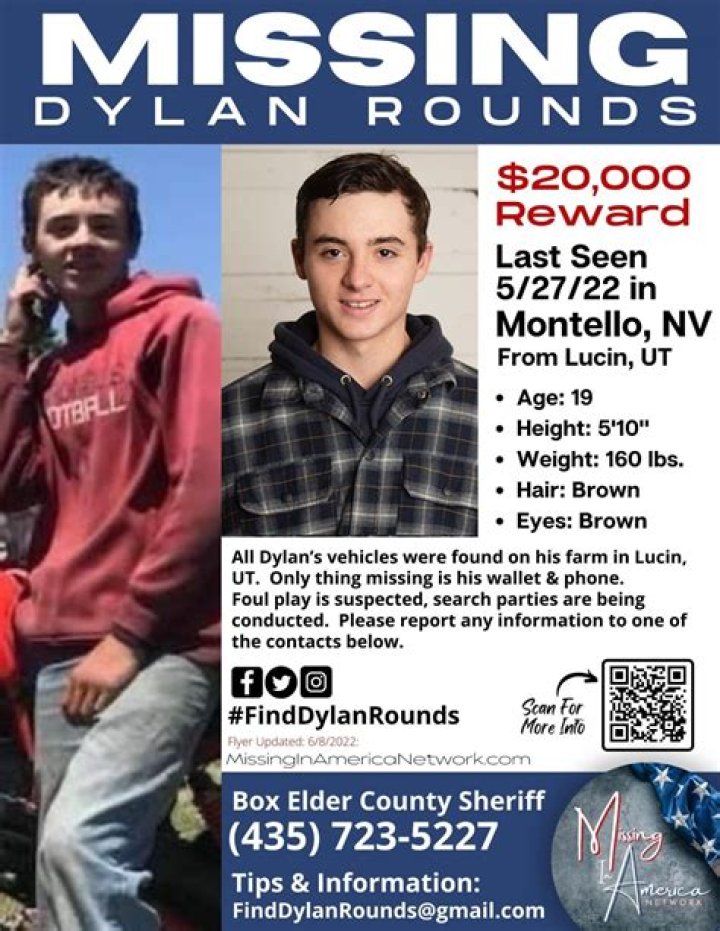 
19-Year-Old Idaho Boy Dylan Rounds Missing Update: Family Rewarding Large Sum For Finder 