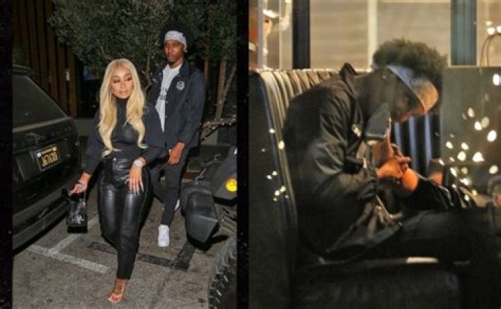 Blac Chyna's New Mystery Man Sucks Her Toes At Dinner Table