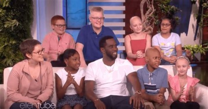 Diddy Dances With Kids With Cancer On "Ellen"