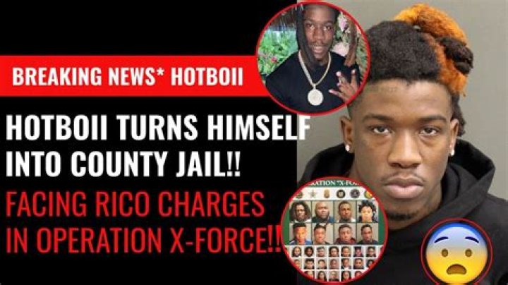 Hotboii Turns Himself In On RICO Charges
