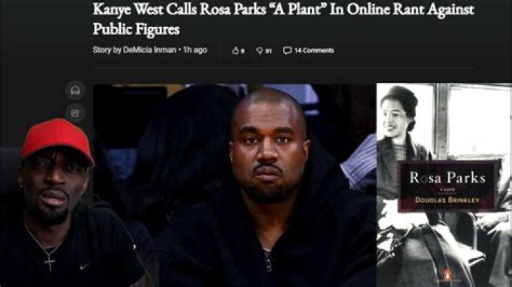 Kanye West Claims Rosa Parks Was A "Plant"