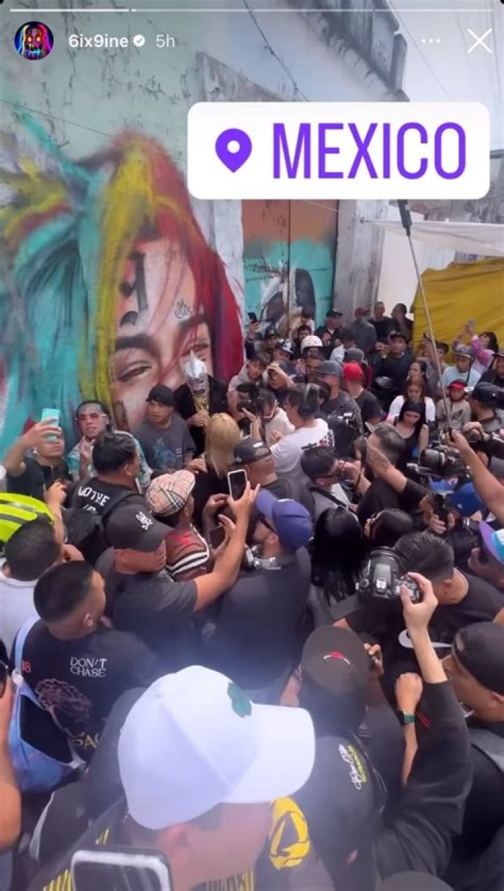 Mural In Mexico City Honors 6ix9ine