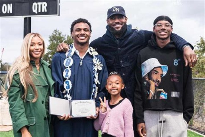 LeBron James Spotted At Nephew's High School Graduation
