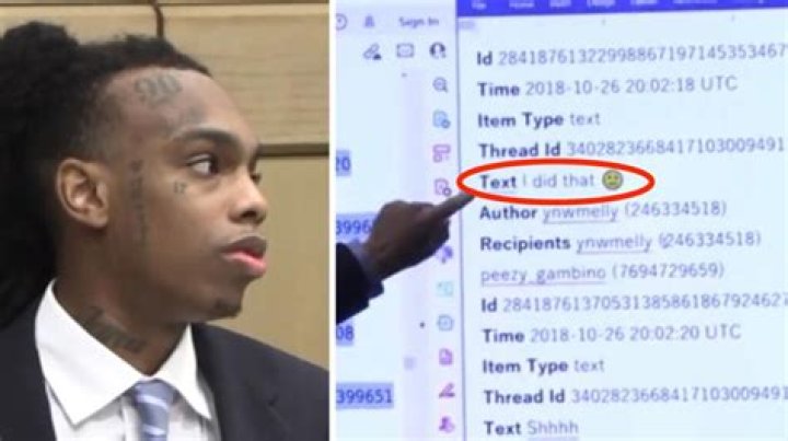 YNW Melly's Text Messages Read In Court, Rapper Told Peezy Gambino "I Did That" After Double Murder