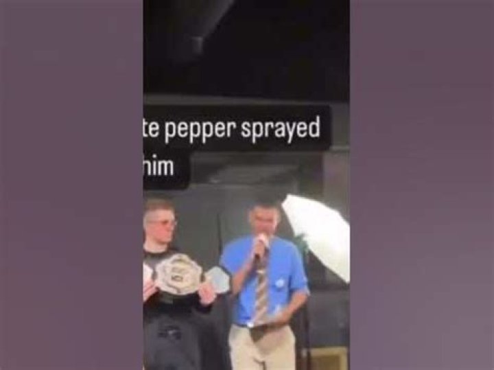 Charleston White Appears To Pepper Spray Boxing Opponent During Face-Off