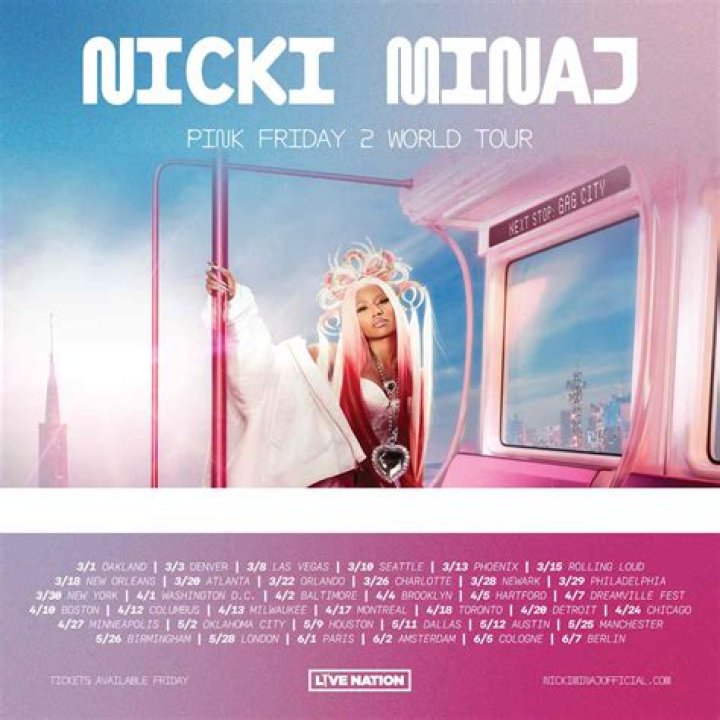 Nicki Minaj Joined By Jeremih And G Herbo During "Pink Friday 2" Tour Stop