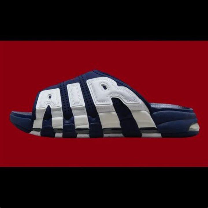 Nike Air More Uptempo Slide “Olympic” Gets Official Images