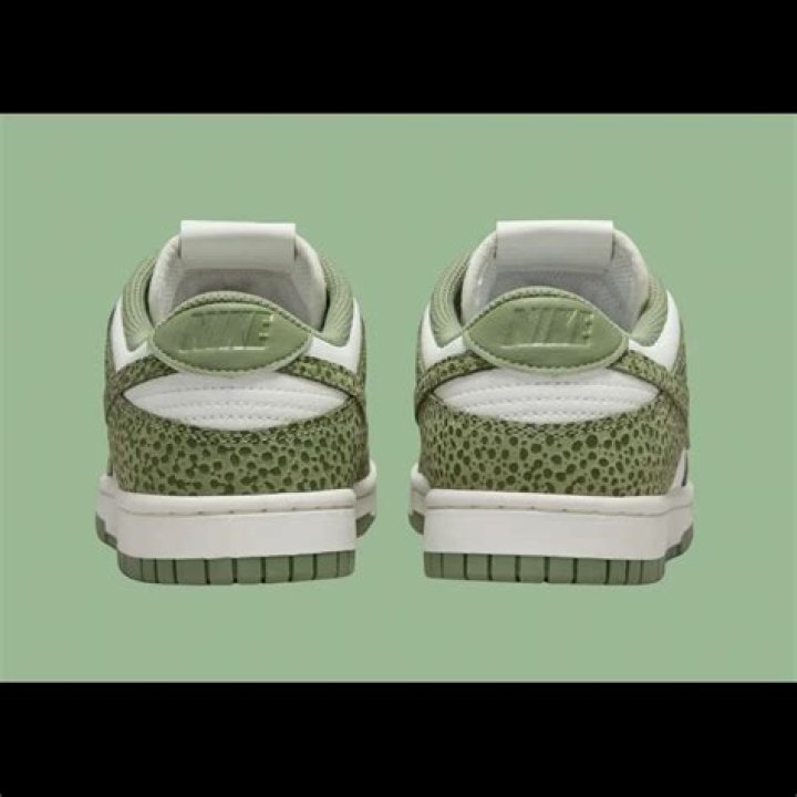 Nike Dunk Low Safari WMNS “Oil Green” Officially Unveiled