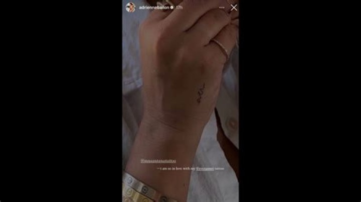 
Adrienne Bailon Houghton Shows Off New Tattoo in Honor of Newborn Son, Ever 