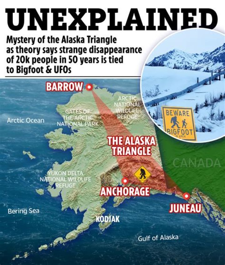 Inside The Alaska Triangle, Where 20,000 People Have Vanished