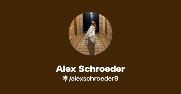 Astrology Birth Chart of Alex Schroeder (TV Show Host) 2024