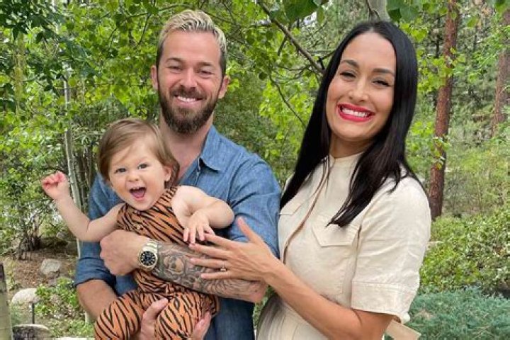 Artem Chigvintsev Reveals the First Words He and Nikki Bella Are Teaching Son Matteo