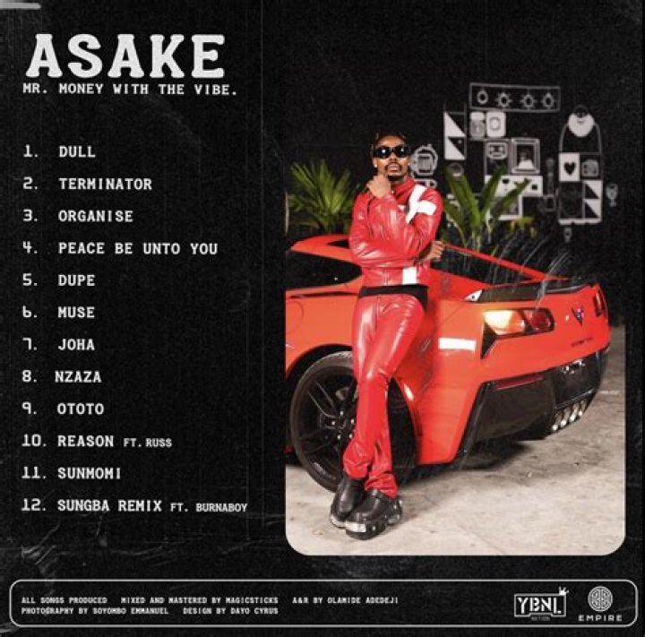 
Asake’s Debut Album, ‘Mr Money With The Vibe’ Debuts On Spotify’s Global Charts 