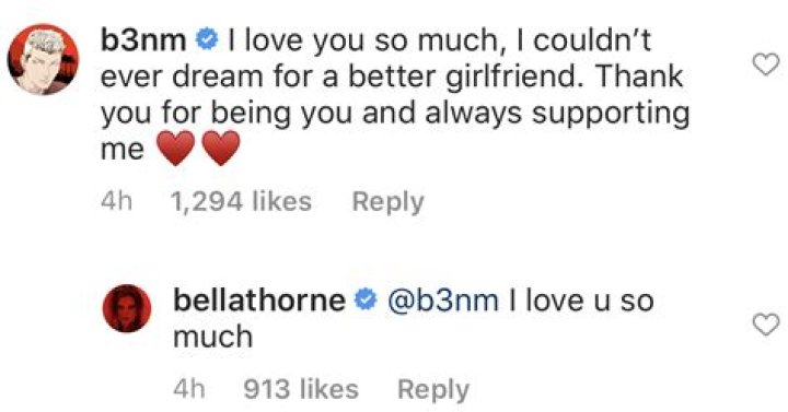 Bella Thorne and Boyfriend Benjamin Mascolo Send ‘Love’ to Each Other While He’s In Italy