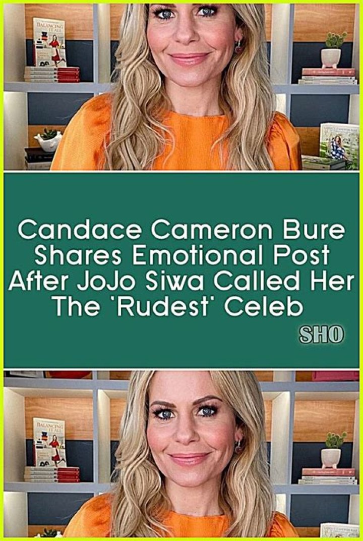 Candace Cameron Bure Steps Out for 1st Time After JoJo Siwa Calls Her ‘Rudest’ Celeb