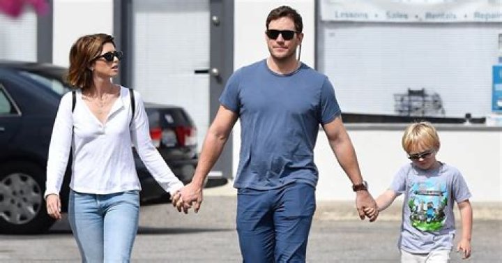 Family Goals! Katherine Schwarzenegger, Chris Pratt and His Son Jack Hold Hands During Sunday Outing