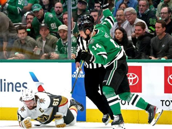 
Dallas Stars’ Jamie Benn ejected from Game 3 for for his cross check on Mark Stone, video viral 