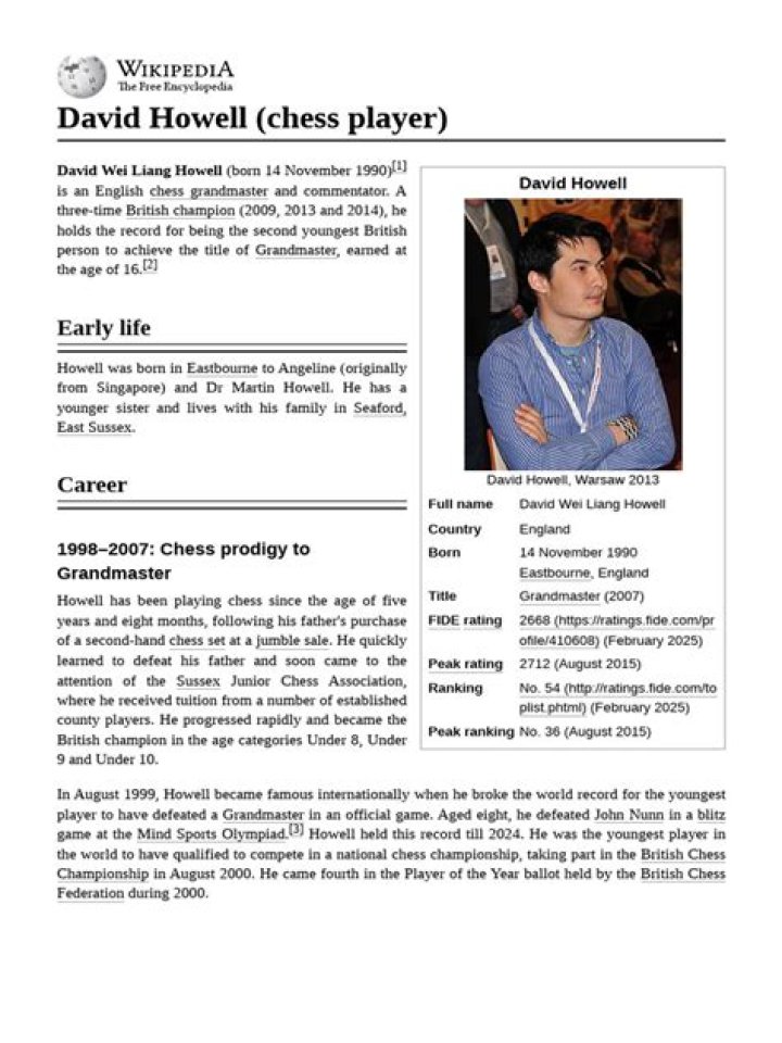 David Howell Biography, Age, Height, Wife, Net Worth, Family