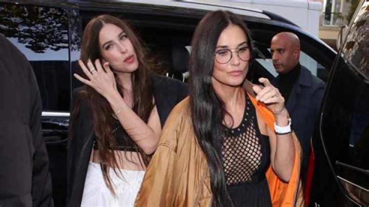 Demi Moore Stuns in Braless Look at Paris Fashion Week Alongside Daughter Scout Willis