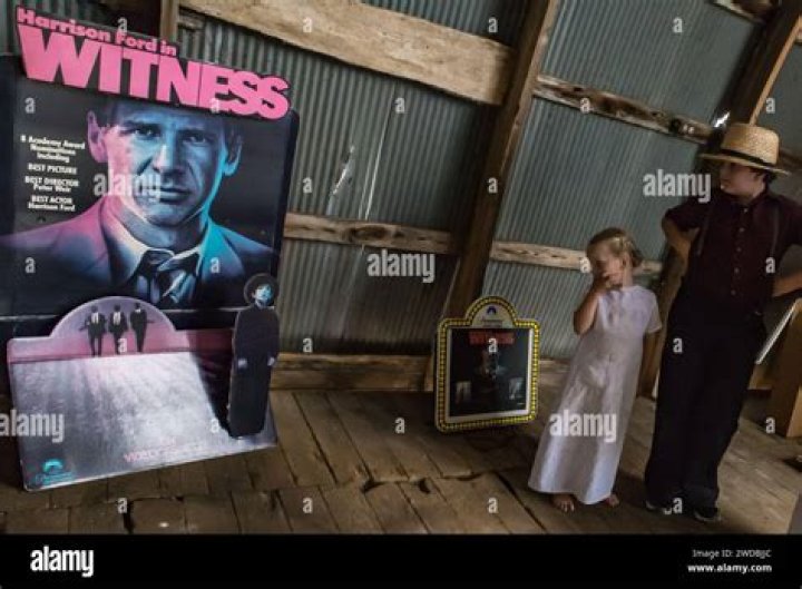 Did they really build a barn in the movie witness?