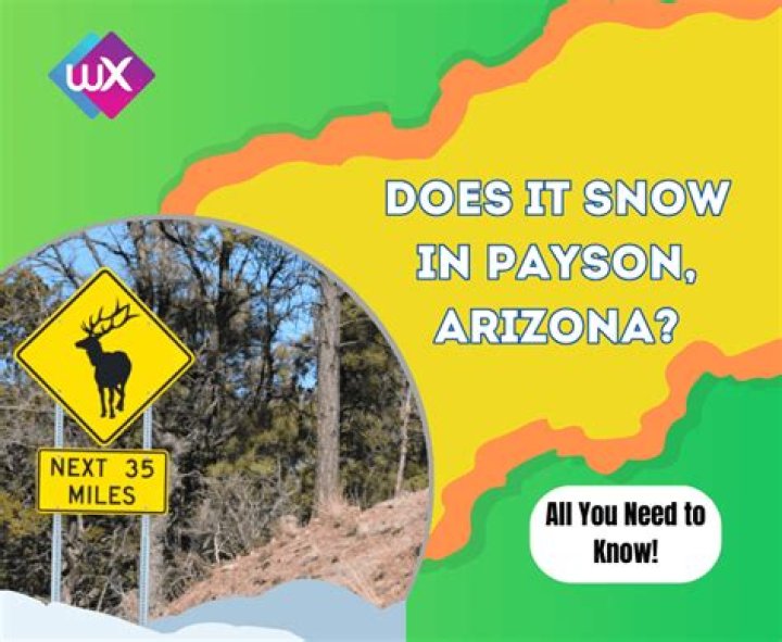 ¿Nieva en Payson Arizona? – Celebrity.fm