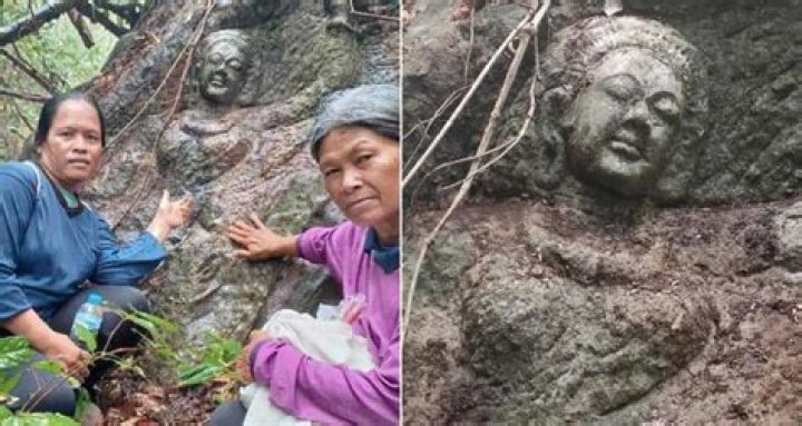 Mushroom Hunters Discover Ancient Stone Sculpture In Thailand