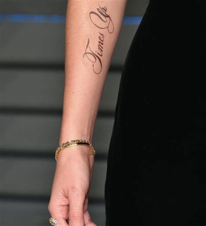 Emma Watson’s New “Time’s Up” Tattoo Has a Noticeable Typo