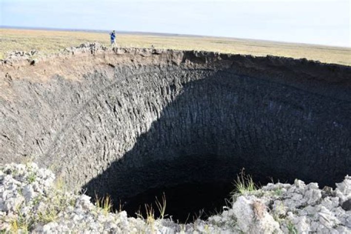 Giant Craters Open Up Across Siberia's "End Of The Earth" Peninsula