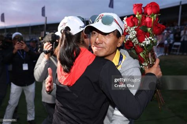 
Golfer Rose Zhang Parents Haibin Zhang and Li Cai 