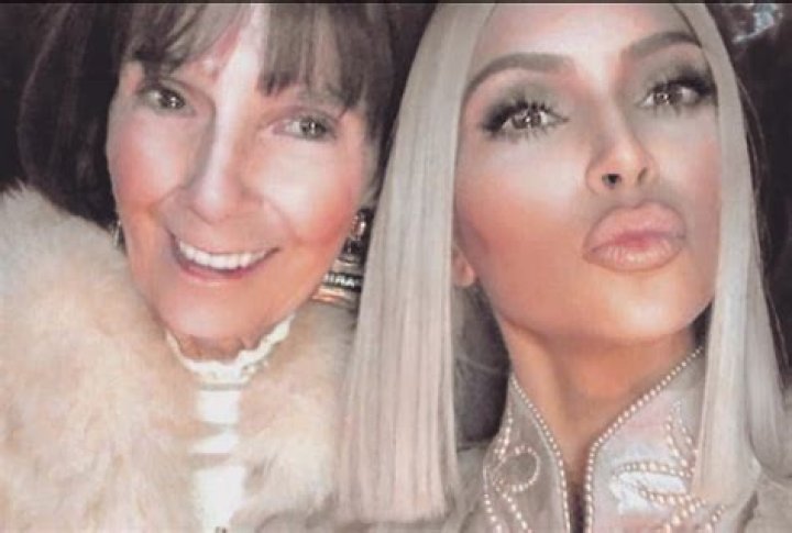 AwwGrandma MJ Texts Kim Kardashian to Let Her Know She and Kourtney Looked ‘Beautiful in Black’