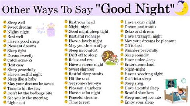 چگونه به انگلیسی شب بخیر می گویید؟