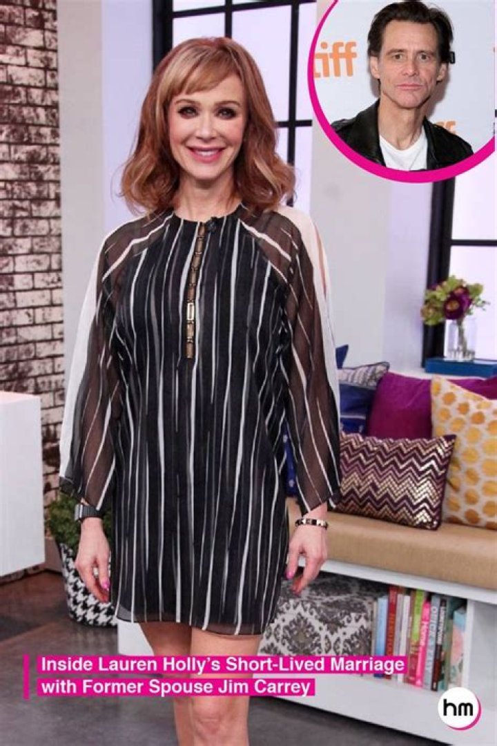 How long were Jim Carrey and Lauren Holly married?
