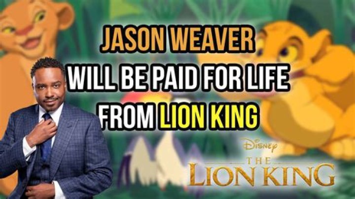 How much is Jason Weaver Lion King royalties?