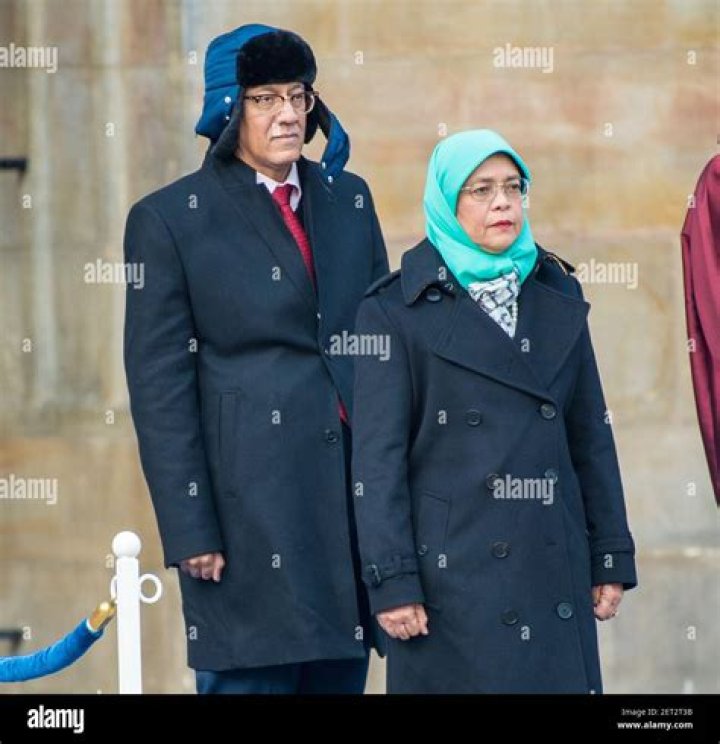 
How much money does Halimah Yacob’s husband Mohammed Abdullah Alhabshee make? 