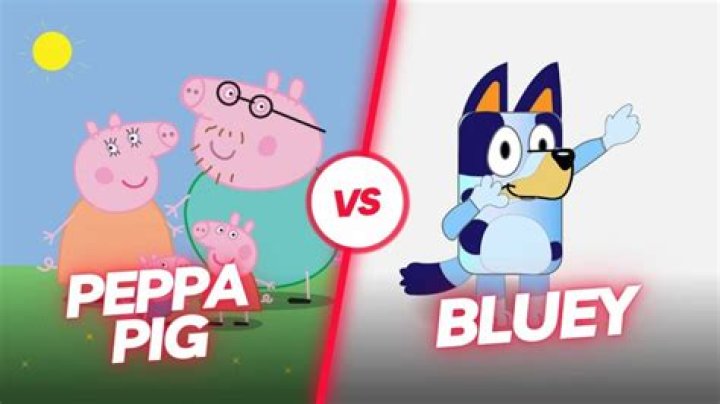 Bluey huwa bħal Peppa Pig?