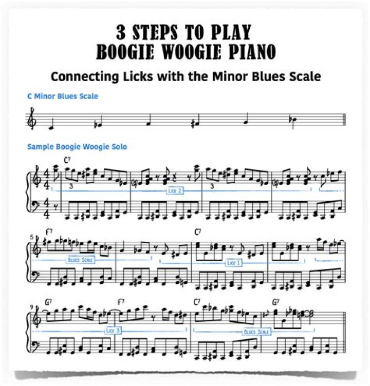 Boogie-woogie piyano zor mu?