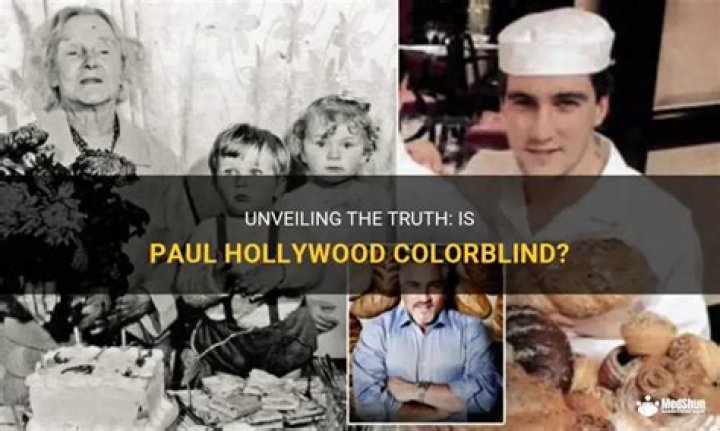 Is Paul Hollywood colorblind? – Celebrity.fm – #1 Official Stars, Business & People Network, Wiki, Success story, Biography & Quotes
