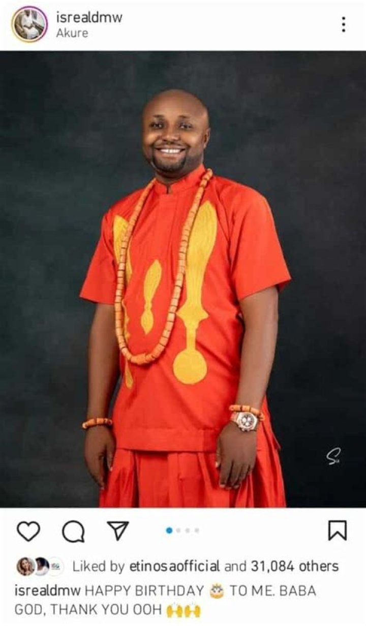 
Isreal DMW, Davido’s Aide, Celebrates His Birthday With A Culturally Themed Photoshoot. 