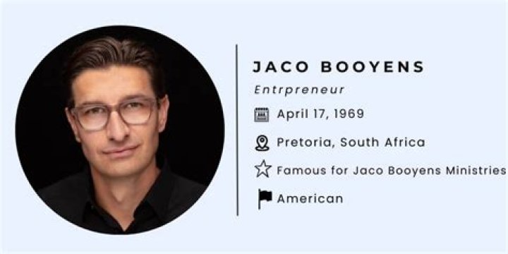 Jaco Booyens Height, Weight, Net Worth, Age, Birthday, Wikipedia, Who, Instagram, Biography