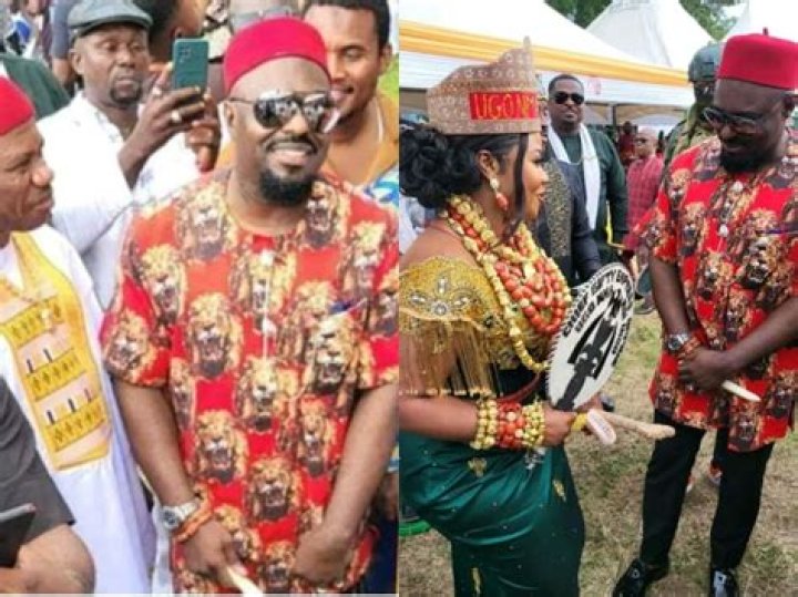 
Jim Iyke Conferred With A Chieftaincy Title In Ghana 
