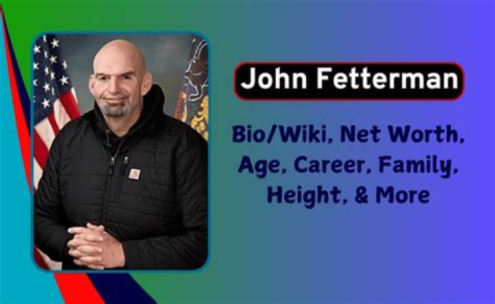 John Fetterman Height, Weight, Net Worth, Age, Birthday, Wikipedia, Who, Nationality, Biography
