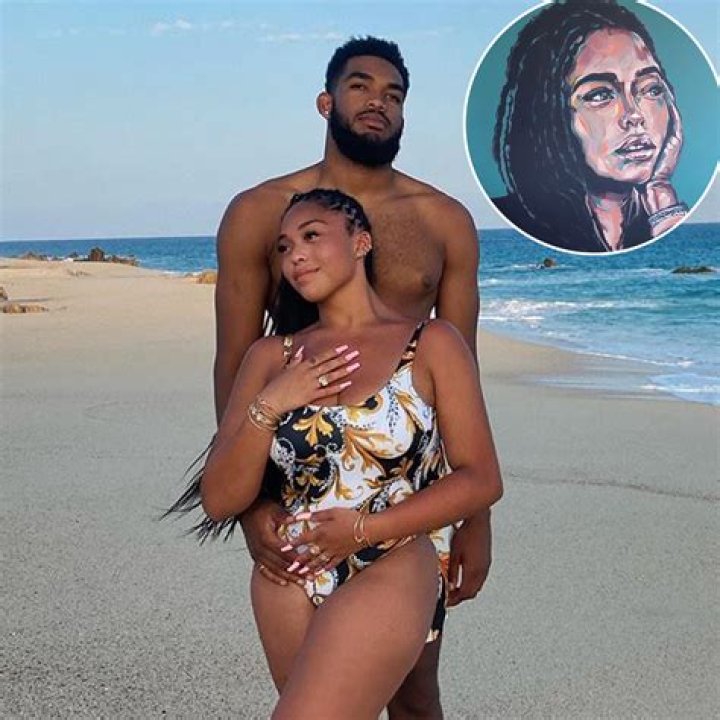Jordyn Woods’ Boyfriend Karl-Anthony Towns Gifts Her Incredible Self-Portrait for 23rd Birthday