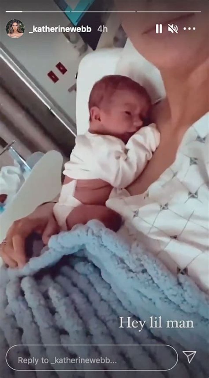 AJ McCarron and Katherine Webb’s Baby Boy Makes His Instagram Debut — See the Cute Pic!