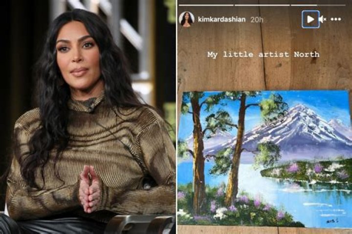 Kim Kardashian Slams Haters Questioning North’s Painting Skills: ‘How Dare You?’