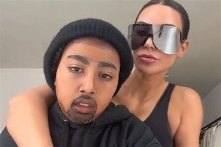 North West Leads Mom Kim Kardashian in a Makeup and Prosthetics Tutorial After Live Home Video Leaks