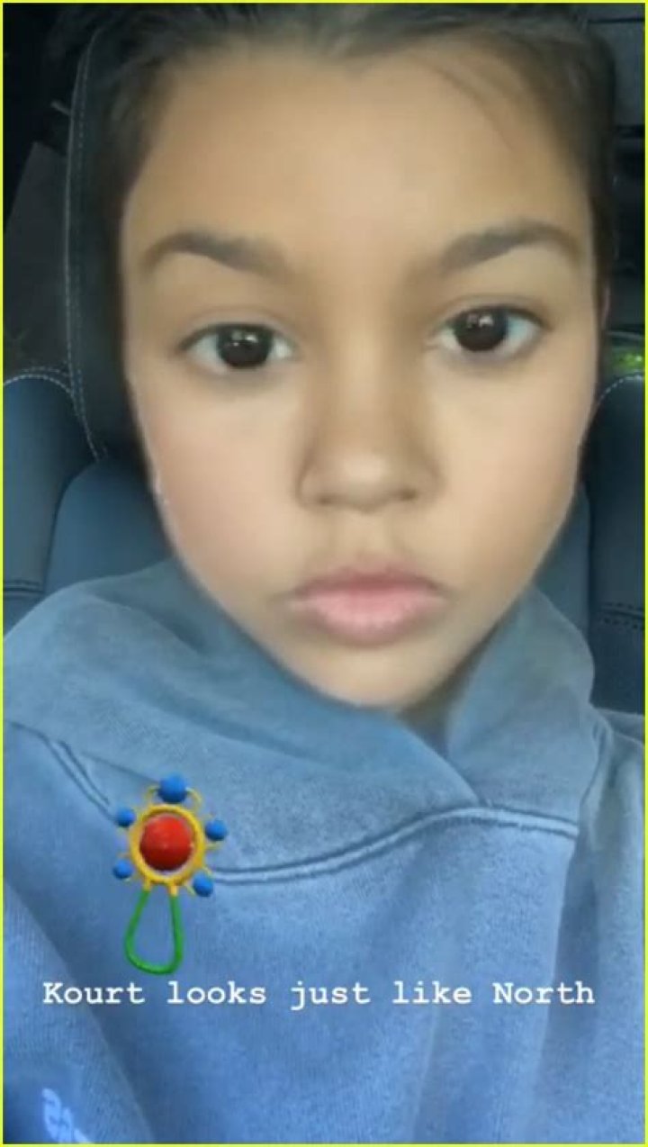 Kim Kardashian Says Kourtney Looks ‘Just Like North’ With the Baby Filter On and We’re Screaming