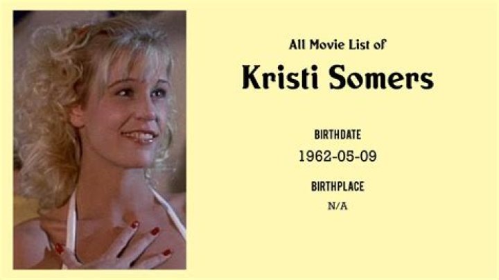Kristi Somers Biography, Age, Height, Husband, Net Worth, Family