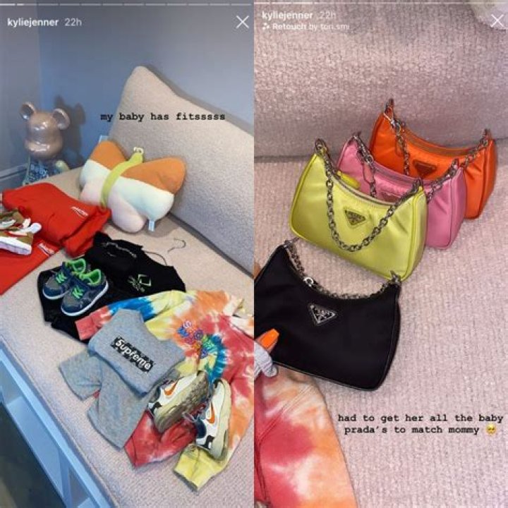 Kylie Jenner Shows Off Some of Stormi’s Trendy ‘Fits’ — Including *4* New Prada Bags to ‘Match Mommy’