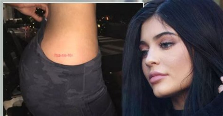 Kylie Jenner Finally Shows Off Her Hip Tattoo – See What it Says