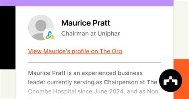 
Maurice Pratt Age, Birthday, Wikipedia, Who, Nationality, Biography 